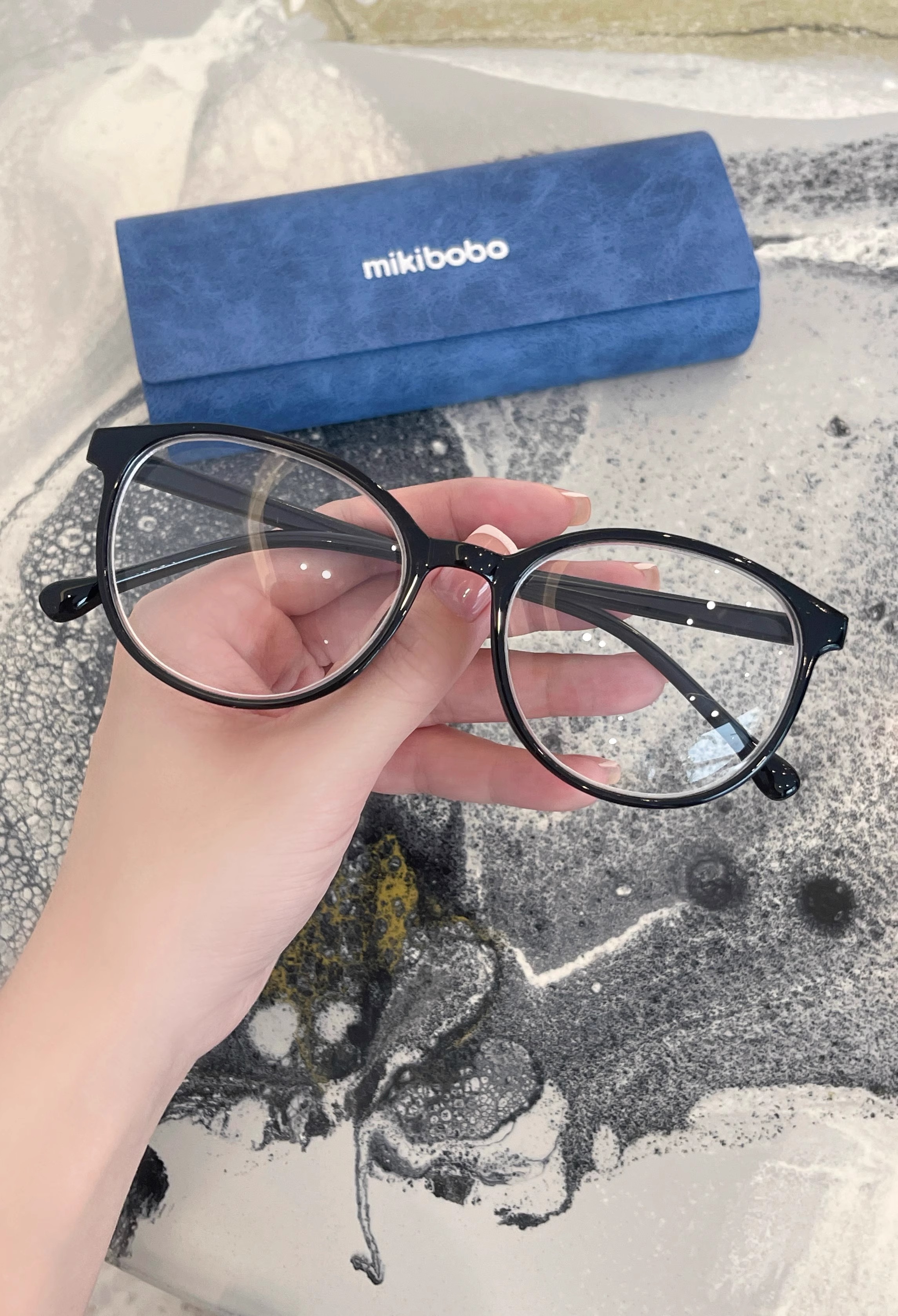sailner旗舰店:9.9元! 【近视眼镜定制】mikibobo超轻0-800度显瘦男女款高级感素颜半框-2