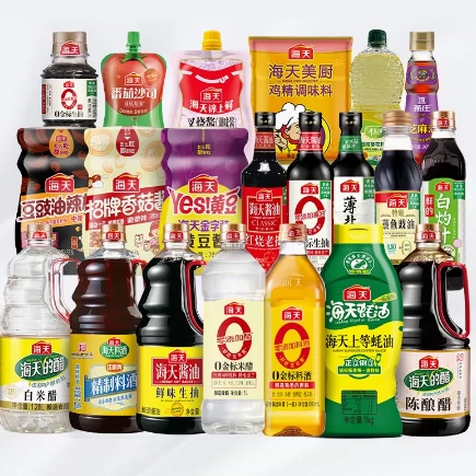 海天官方旗舰店:49.9元! [渠道]海天厨房调味生抽老抽酱油蚝油醋拌饭酱鸡精调味10件-1
