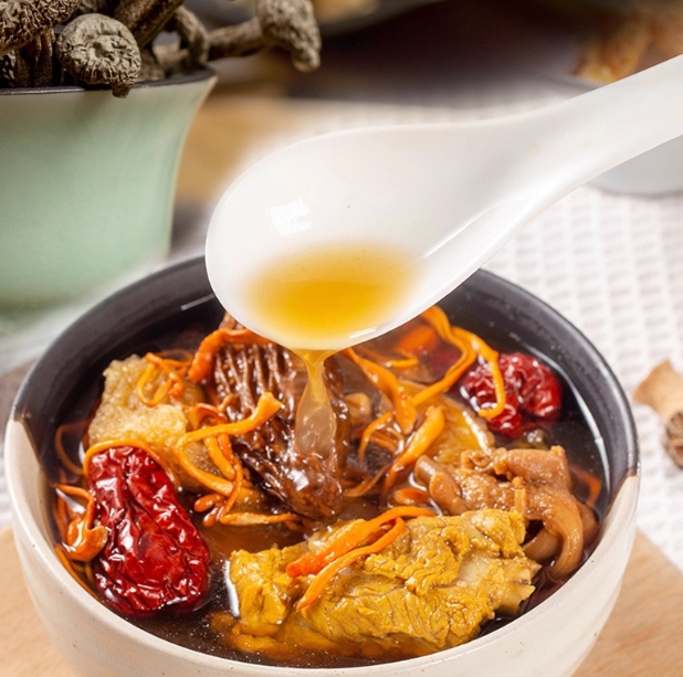 轻山悦色旗舰店:9.9元! 羊肚菌汤包羊肚菌鹿茸菇蛹虫草鸡油菌北风菌多种菌菇搭30克/袋HY-3