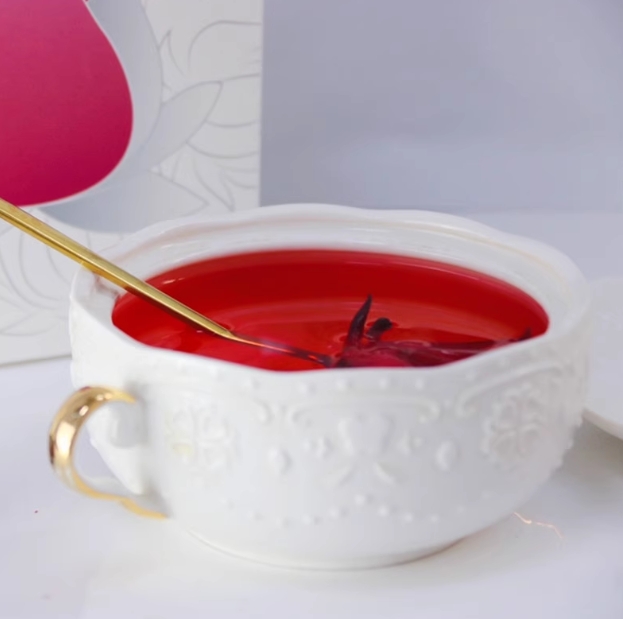轻山悦色旗舰店:9.9元! 洛神花茶玫瑰茄干整朵洛神花果泡水喝花茶组合正品旗舰店罐装HY-4