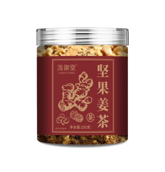 轻山悦色旗舰店:15.9元! 坚果姜茶花生腰果核桃芝麻红糖姜枸杞黑芝麻茶正品早餐代用茶-5
